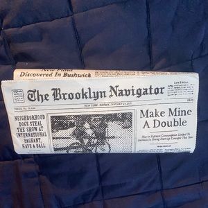 kate spade newspaper clutch